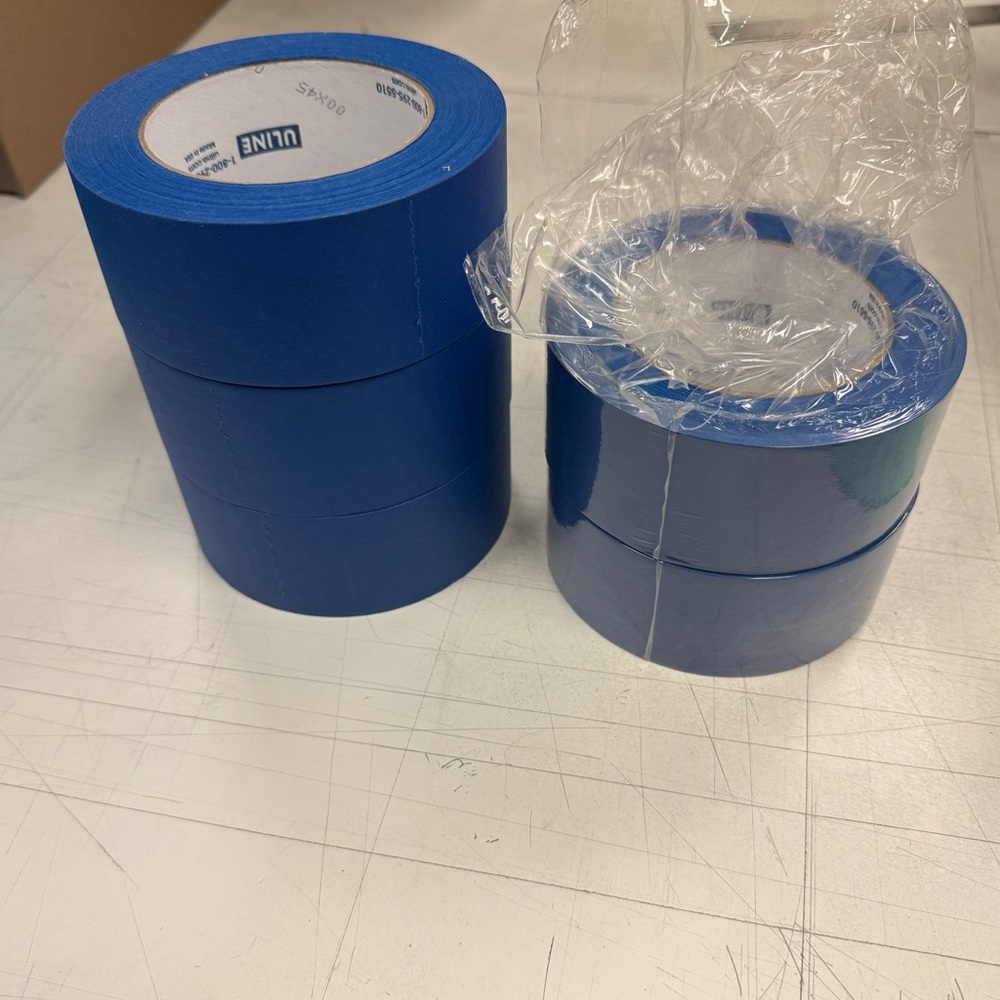Blue ULINE Tape rolls - lot of 5 rolls